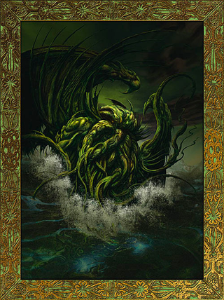 Illustration for article titled The Cosmic Horror of John Coulthart's Lovecraftian Illustrations